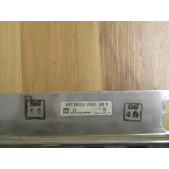 Square D 8997 EQ5210 LFR10 Slot Rack 8997EQ5210LFR10 - Used