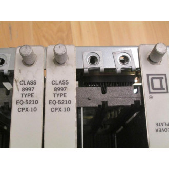 Square D 8997 EQ5210 LFR10 Slot Rack 8997EQ5210LFR10 - Used