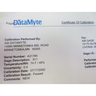 Allen Bradley 911 Datamyte Analog 4 Channel Multiplexer