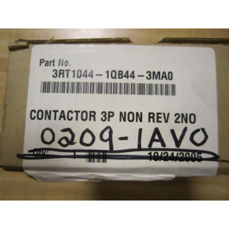 Siemens 3RT1044-1QB44-3MA0 Contactor 3RT10441QB443MA0