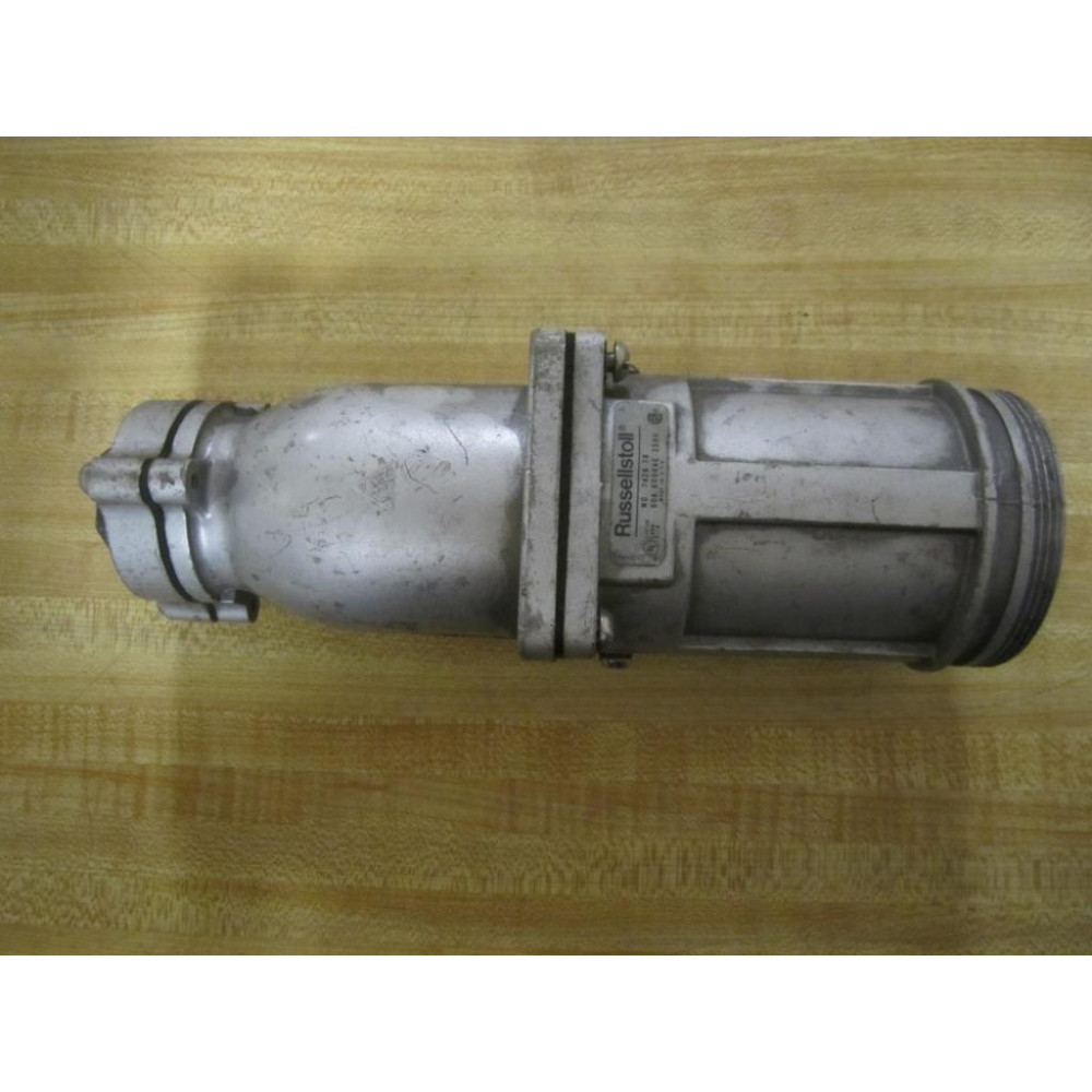 Russellstoll 7428-78 4 POS Connector 60A 600VAC-250V - Used