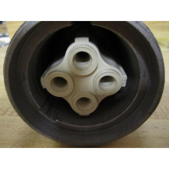 Russellstoll 7428-78 4 POS Connector 60A 600VAC-250V - Used