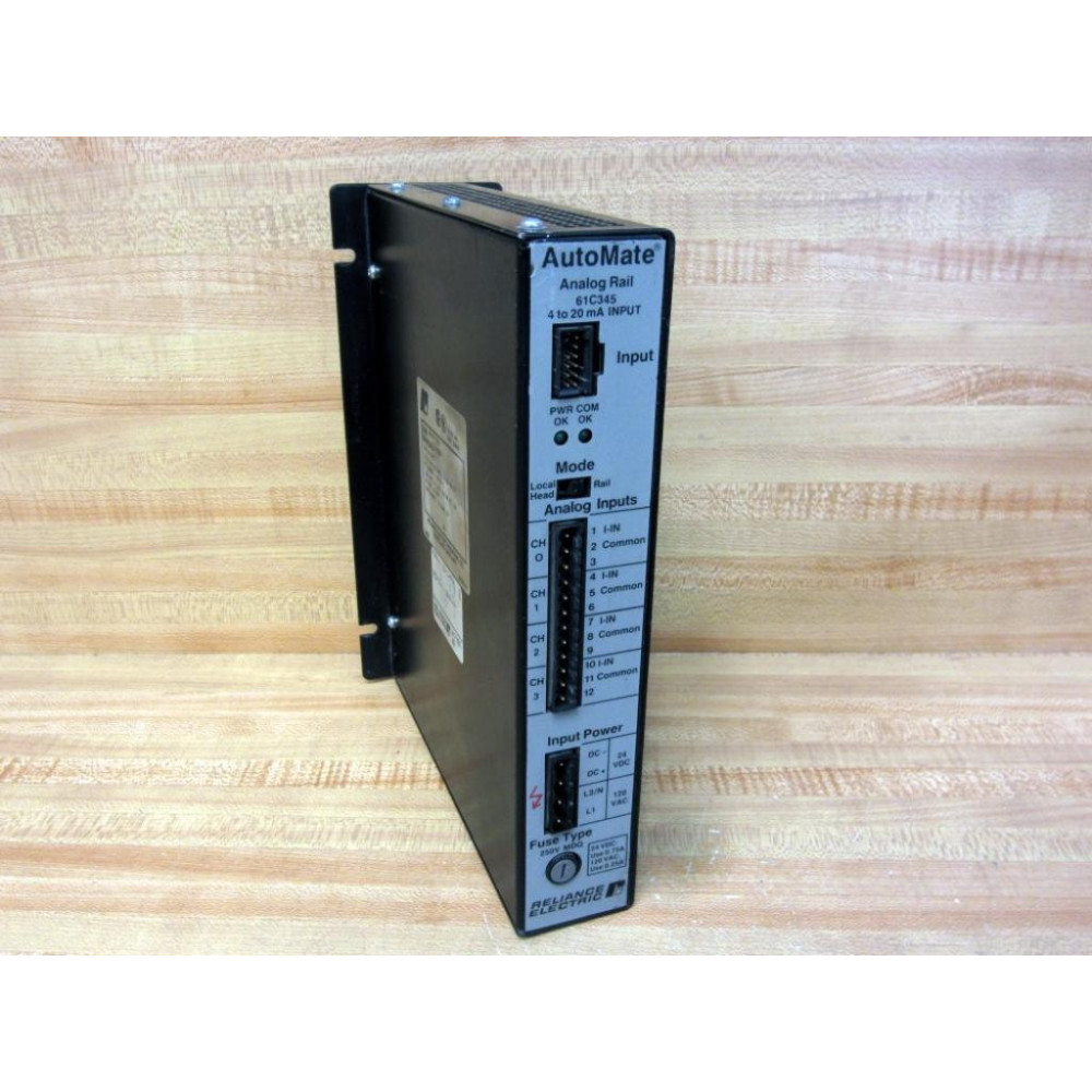 ABBReliance Electric 61C345 Analog Rail Module - Used