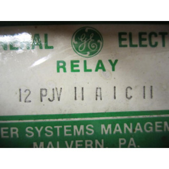 General Electric 12PJV11A1 Relay