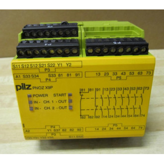 Pilz PNOZ X9P 24VDC 7no 2nc 2so Relay