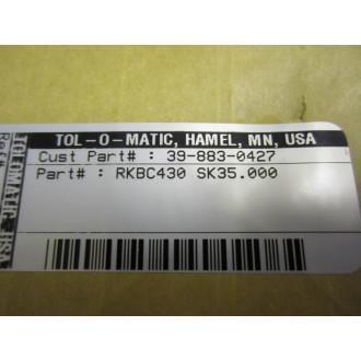 Tol-O-Matic RKBC430 SK35.000 TOL-O-Matic RKBC430 SK35.00 Repair Kit - New No Box