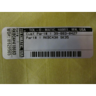 Tol-O-Matic RKBC430 SK35 TOL-O-Matic RKBC430SK35 Repair Kit - New No Box