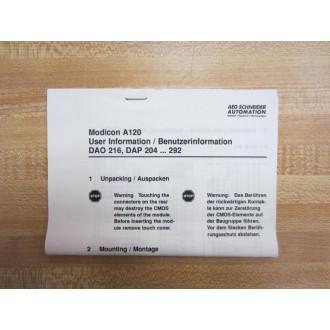 Schneider DAP 216AS-BDAP-216 DAP216ASBDAP216 Output Module