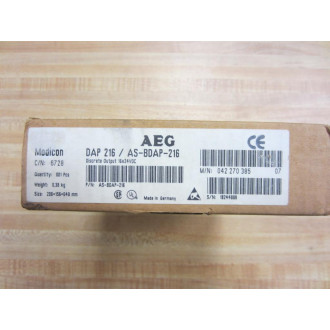 Schneider DAP 216AS-BDAP-216 DAP216ASBDAP216 Output Module