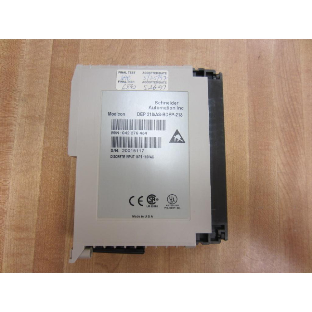 Schneider DEP 218AS-BDEP-218 Module DEP218ASBDEP218 - Used