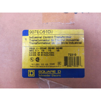 Square D 9070-EO51D1 Transformer 9070-E051D1