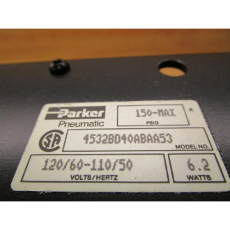 Parker 4532BD40ABAA53 Solenoid Valve
