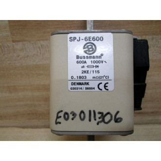 Bussmann SPJ-6E600 Semiconductor Fuse SPJ6E600 - New No Box