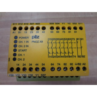 Pilz PNOZ X9 100-120VAC 24VDC Relay 774605 - Parts Only