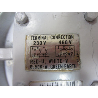 Cleveland Vibrator RE-18-6B Industrial Vibrator Wires For 460V - Refurbished