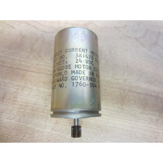 TRWGlobe 3A1678 Direct Current Motor Rev C 1760-304 Rev E - Used