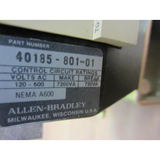 Allen Bradley 509-DOD Starter 509-D0D Series A - Used