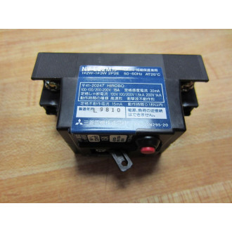 Mitsubishi NV-L22M Circuit Breaker 15A 2 Pole NVL22M - Used