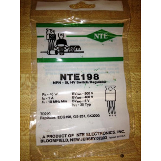 NTE NTE198 198 Switch Regulator