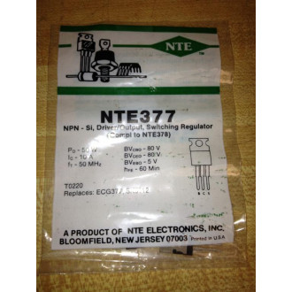 NTE NTE377 377 NPN So DriverOutput Switching Regulator (Pack of 2)