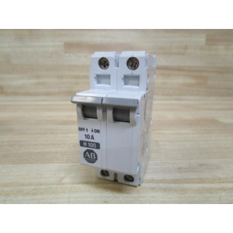 Allen Bradley 1492-CB2-H100 10A Circuit Breaker 1492CB2H100 Series B - Used