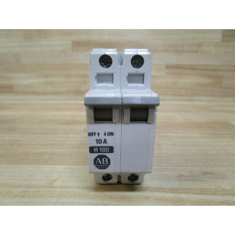 Allen Bradley 1492-CB2-H100 10A Circuit Breaker 1492CB2H100 Series B - Used