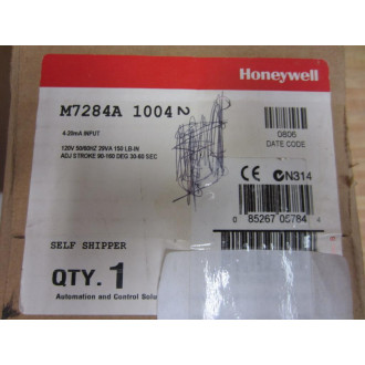 Honeywell M7284A-1004 Modutrol IV Motor M7284A1004