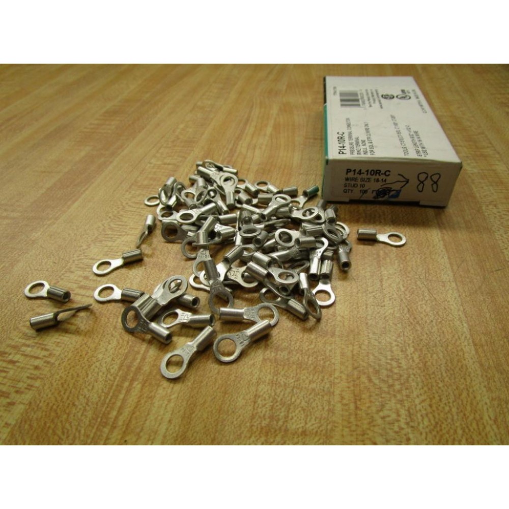 Panduit P14-10R-C Ring Terminal P1410RC (Pack of 88)