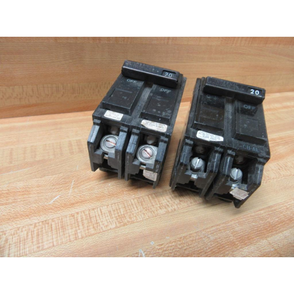 General Electric THQB2120 Circuit Breaker (Pack of 2) - Used