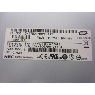 NEC FD1231M Internal Floppy Drive 134-506790-719-4 - Used