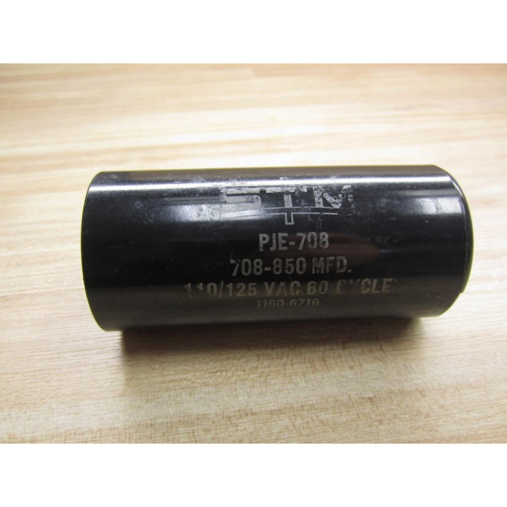 STM PJE-708 Capacitor 708-850 MFD 1160-6718 - Used