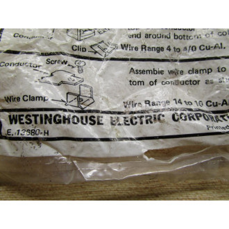 Westinghouse 624B100G17 Lug Kit