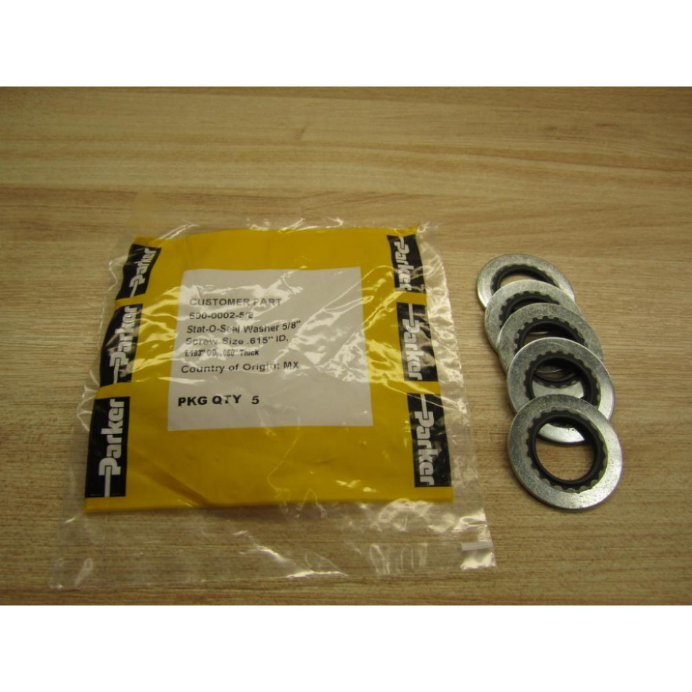 Parker 600-0002-58 Stat-O-Seal Washer (Pack of 5)