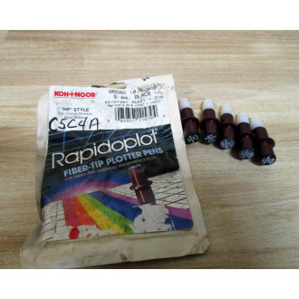 Koh-I-Noor 6401-01B Plotter Pens (Pack of 5)