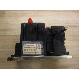 Westinghouse B100M0C Manual Motor Starter B100MOC - Used