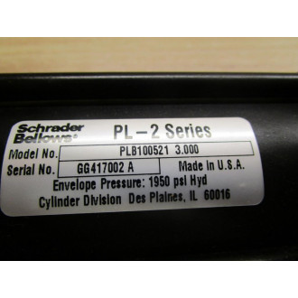 Schrader Bellows PLB100521 3.000 Cylinder - New No Box