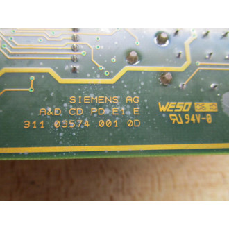 Siemens AG A5E00209888 A5 Circuit Board - Used