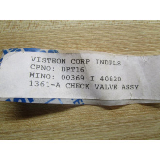 Visteon 1361-A Flap Valve Assembly - New No Box