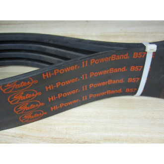 Gates B57 Hi-Power II V-Belt 4 Bands In 1 - 3" H - New No Box