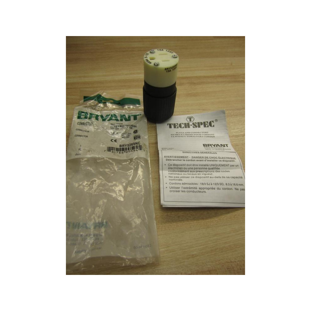 Bryant BRY5269NC Connector Receptacle