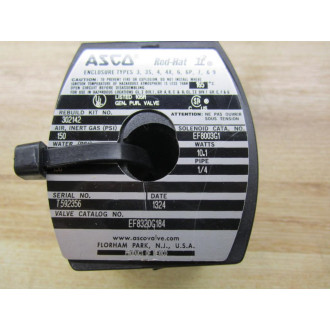 Asco EF8320G184 Red Hat Solenoid Valve 240V60Hz, 208-220V50Hz, Coil Only