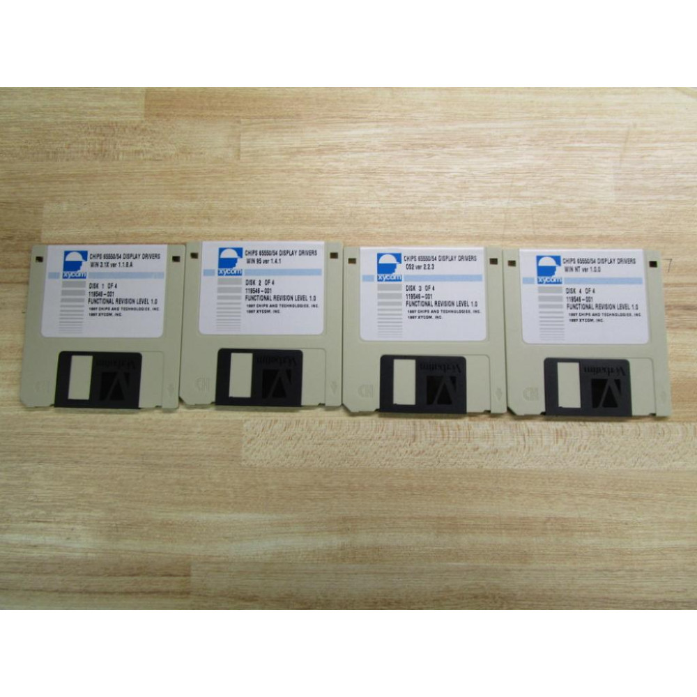 Xycom 119546-001 Software Disk Set - Used