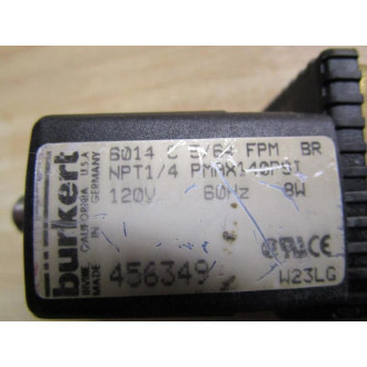 Burkert 456349 Solenoid Valve - Used
