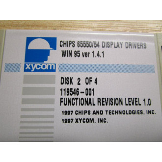 Xycom 119546-001 Software Disk Set - Used