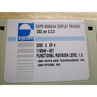 Xycom 119546-001 Software Disk Set - Used