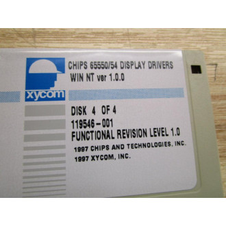 Xycom 119546-001 Software Disk Set - Used