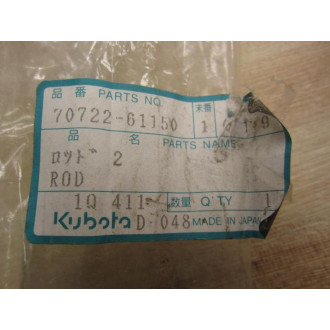 Kubota 70722-61150 Rod