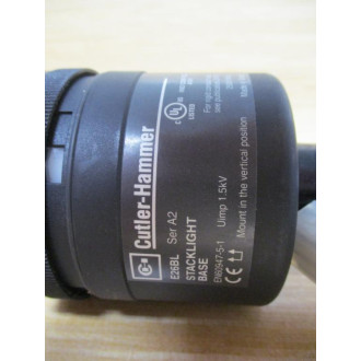 Cutler Hammer E26BL Eaton Stack Light Base 7-12" Stem, WCap - Used