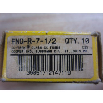 Buss FNQ-R-7-12 Bussmann Fuse Cross Ref 1CV05 (Pack of 10)