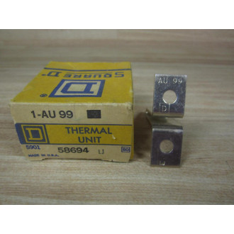Square D AU99 Overload Relay Heater (Pack of 2)